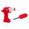 LEAN TOYS nuotolinio valdymo RC sukamasis lokomotyvas, raudonas