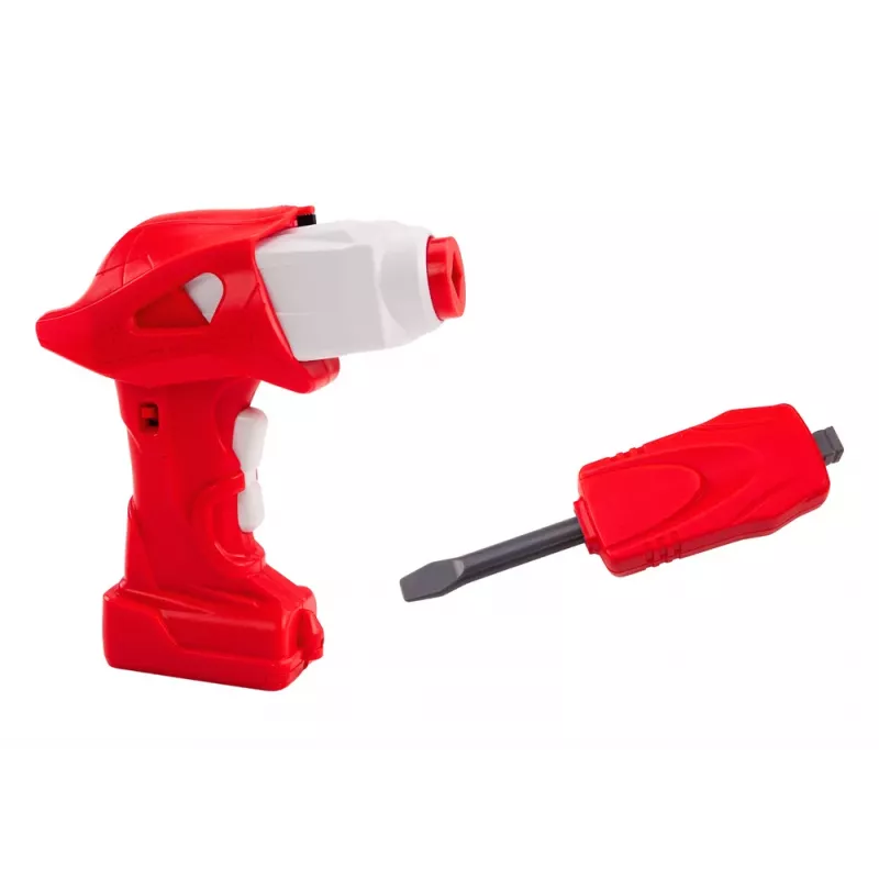 LEAN TOYS nuotolinio valdymo RC sukamasis lokomotyvas, raudonas