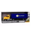 LEAN TOYS Truck Tir Semi Trailer Lights Sounds Drive Yellow