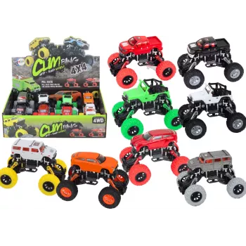 LEAN TOYS Visureigis laipiojantis automobilis 4x4 pavara amortizatoriai
