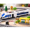 LEAN TOYS Passenger Train Turning Tracks DIY Sounds Lights