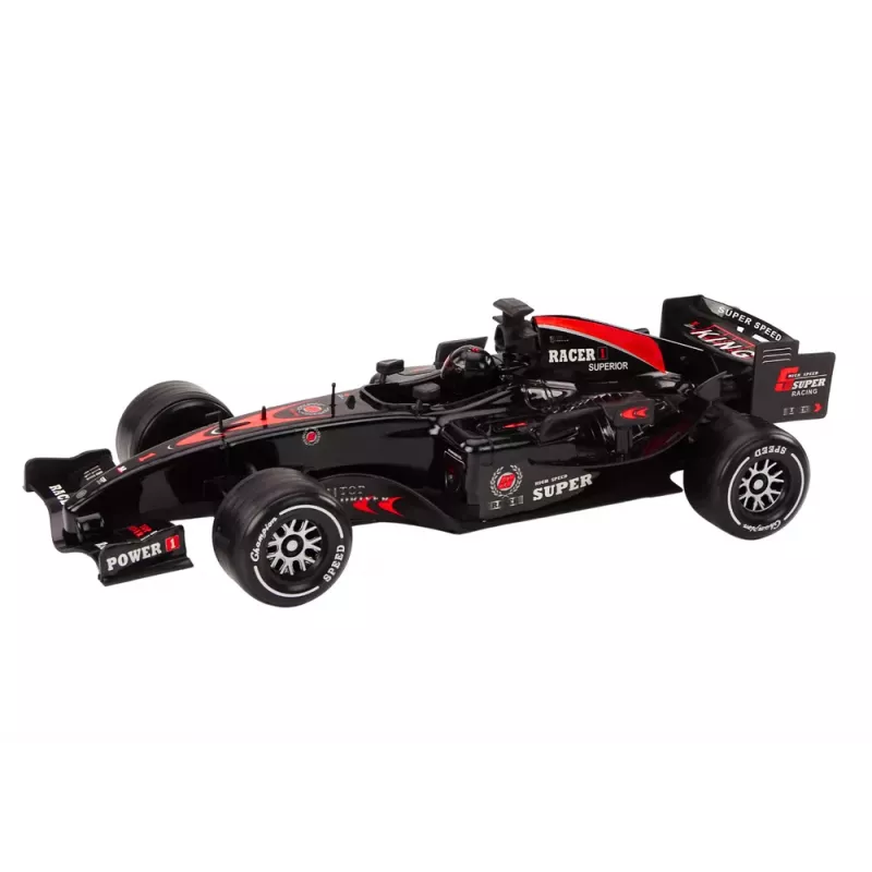 LEAN TOYS F1 Driven Sports Car Racer 1:14 Black Sounds
