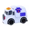 LEAN TOYS Ambulance Toy Car with Lights and Sounds - White