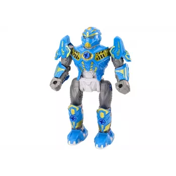LEAN TOYS Robotas Sukamasis Ginklas Grąžtas Atsuktuvas Šviesa Garsas Mėlynas