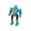 LEAN TOYS Sukimo robotas su ginklu, grąžtu, atsuktuvu, šviesomis, garsu, turkio spalvos