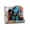 LEAN TOYS Sukimo robotas su ginklu, grąžtu, atsuktuvu, šviesomis, garsu, turkio spalvos