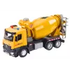LEAN TOYS Geltonas betono maišytuvas, trinties pavara, šviesa ir garsas