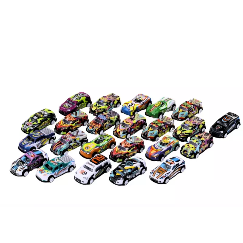 LEAN TOYS Spyruoklių rinkinys automobiliams, varikliniams automobiliams, spalvingas, 50 vnt.
