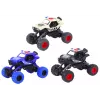 LEAN TOYS Policijos automobilis su trinties pavara, 3 visureigių spalvos