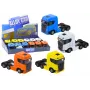LEAN TOYS Sunkvežimis be priekabos 1:32 su pakeliamu metaliniu kėbulu, šviesomis, garsais, varomas inercija