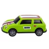 LEAN TOYS Automobilių rinkinys su spyruokline pavara, spalvingas, 12 vnt.