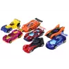 LEAN TOYS 50 vienetų lanksčių kelio signalinių spyruoklių rinkinys lagamine sportiniams automobiliams