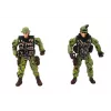 LEAN TOYS Karinis rinkinys Karinė kovinė valtis su kareiviais, aksesuarais ir garsais