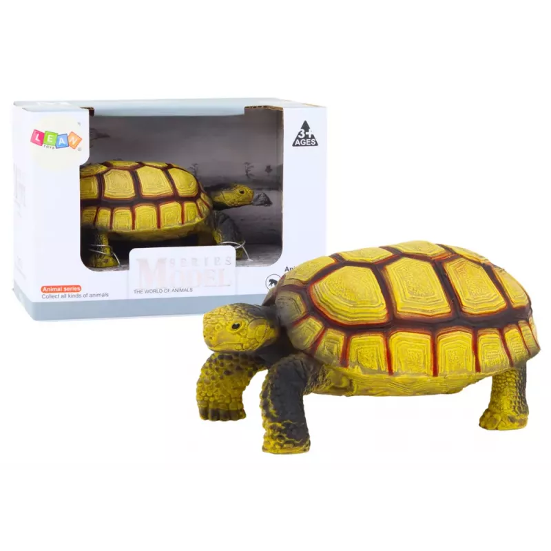 LEAN TOYS Kolekcinė figūrėlė Vėžlys Roplys Smėlio ir Rudos spalvos D