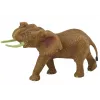 LEAN TOYS Kolekcinė figūrėlė Afrikinis dramblys su pakeltu straubliu Safari