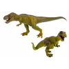 LEAN TOYS Dinozaurų figūrėlių rinkinys Tyrannosaurus su mažu realistišku 2 vnt.