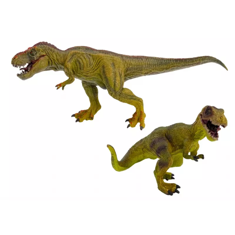 LEAN TOYS Dinozaurų figūrėlių rinkinys Tyrannosaurus su mažu realistišku 2 vnt.