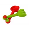 LEAN TOYS Smėlio kibirėlių rinkinys su dušo laistytuvu ir dinozaurų formelėmis