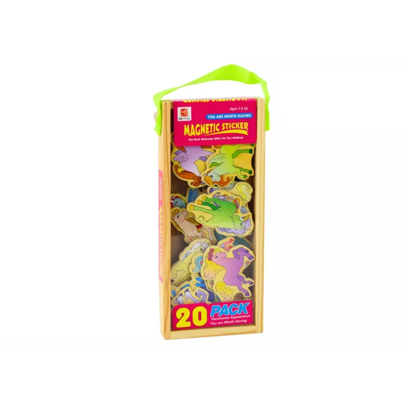 LEAN TOYS 20 spalvotų magnetinių rutuliukų rinkinys