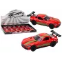 LEAN TOYS Sportinis automobilis 1:32 veiksmo figūrėlė su spoileriu, metalinis, raudonas, garsai