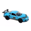 LEAN TOYS Sportinis automobilis 1:32 liejamo metalo veiksmo figūrėlė mėlynas spoileris