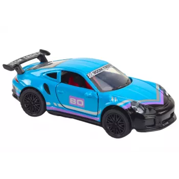 LEAN TOYS Automobilis Sportinis automobilis 1:32 Friction Drive Metal Turquoise