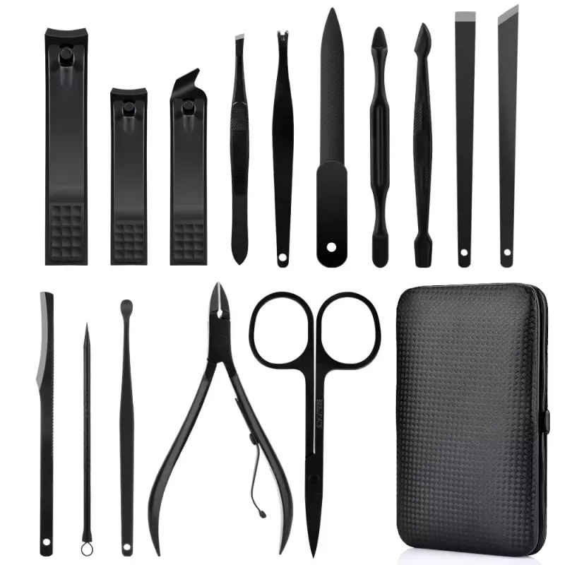 LEAN Elegant Nail and Cuticle Care Tool Set - 15 Pieces