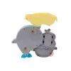 LEAN TOYS Blue Dolphin Water Toy Bath Set