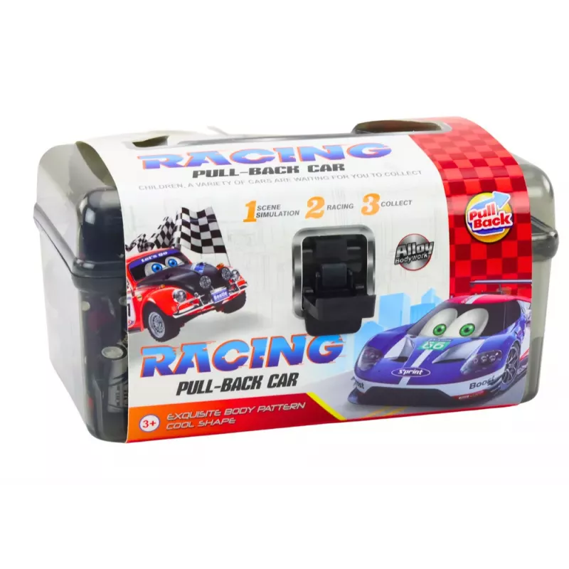 LEAN TOYS Spyruoklių rinkinys lagamine, 25 vnt. Kelio ženklai, Automobiliai