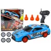 LEAN TOYS nuotoliniu valdymu sportinis automobilis 1:24 mėlynas su keičiamais ratais