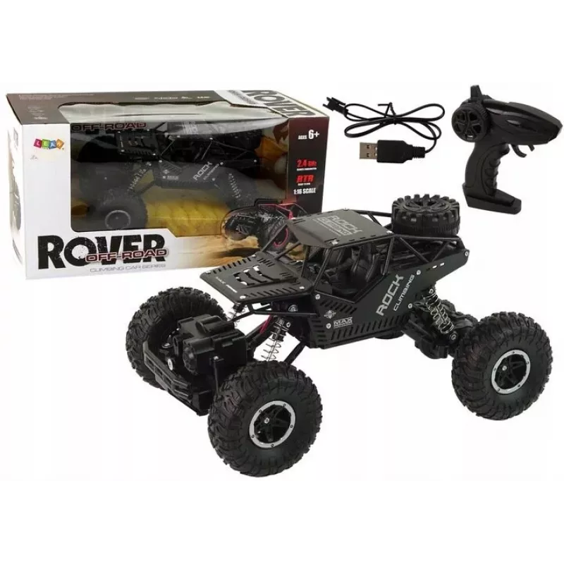LEAN TOYS nuotoliniu valdymu visureigis didelis 4x4 1:10 mastelis