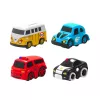 LEAN TOYS Kliūčių ruožo interaktyvi automobilių stovėjimo aikštelė vaikams su keturiais automobiliais