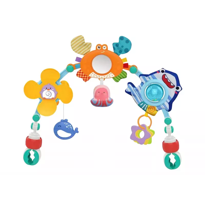 LEAN TOYS Hanging Bed Rocker Sea Animals Ocean