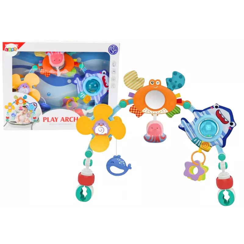 LEAN TOYS Hanging Bed Rocker Sea Animals Ocean