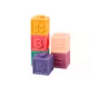 LEAN TOYS Minkšti edukaciniai blokeliai Gyvūnai Skaičiai Raidės Spalvoti 12 vnt.