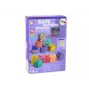 LEAN TOYS Minkšti edukaciniai blokeliai Gyvūnai Skaičiai Raidės Spalvoti 12 vnt.