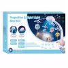 LEAN TOYS Crib Carousel Projector Remote Control Melodies Animal Sounds Blue