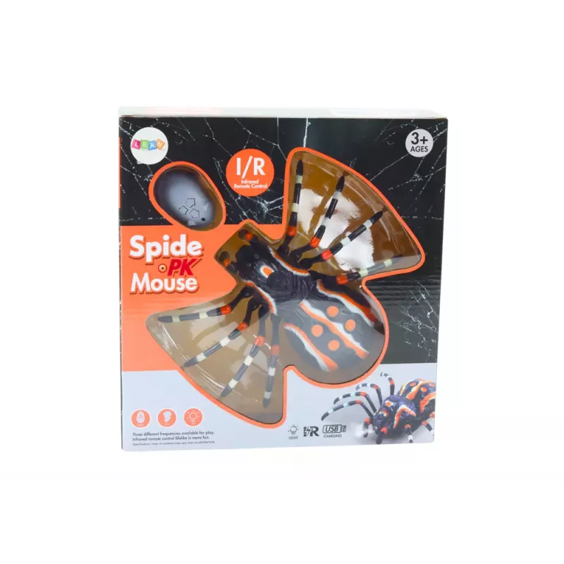 LEAN TOYS nuotoliniu valdymu valdomas voras RC infraraudonųjų spindulių vandens garų šviesos