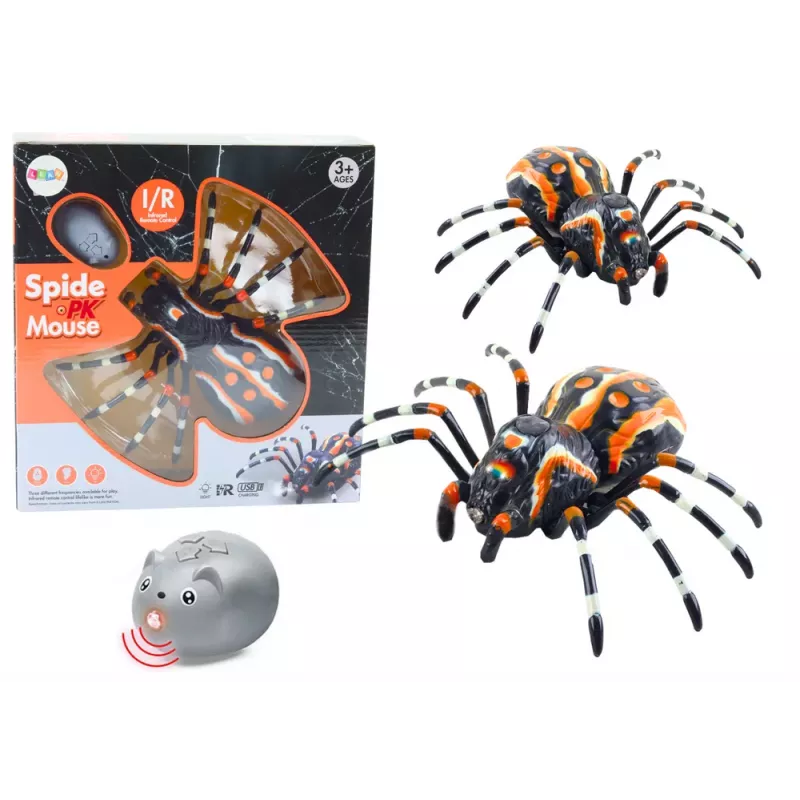 LEAN TOYS nuotoliniu valdymu valdomas voras RC infraraudonųjų spindulių vandens garų šviesos