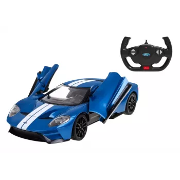 RASTAR RC automobilis su nuotolinio valdymo pultu Ford GT 1:14 atidaromos durys mėlyna
