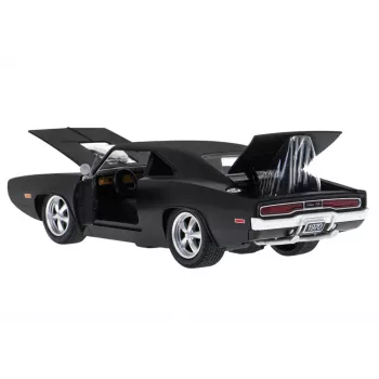 RASTAR RC Automobilis 1:16 Nuotolinio Valdymo Dodge Charger R/T Atidaromais Elementais Juodas