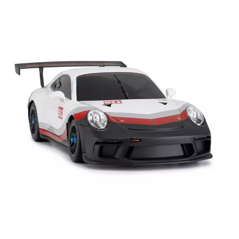 RC automobilis 1:18 Rastar Porsche 911 GT3 balta-pilka