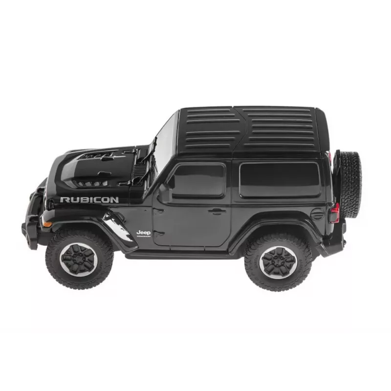 JEEP Wrangler JL Rubicon nuotoliniu valdymu RC automobilis Rastar juodas 1:24
