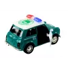 LEAN TOYS Classic Police Car 1:38 Drive Lights Sounds Green