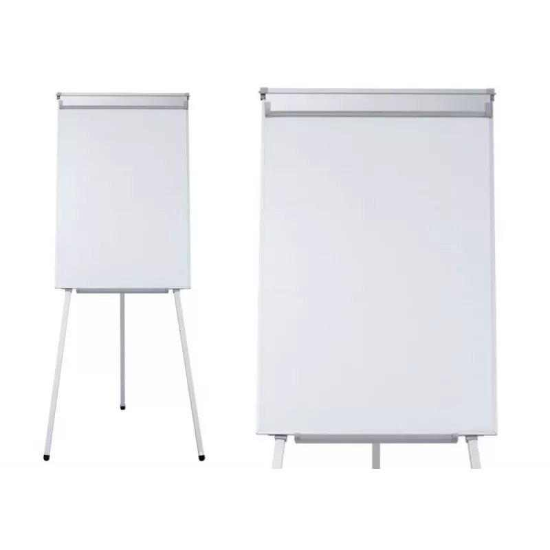 LEAN Magnetinė flomasterinė lenta ant trikojo balta 70x100cm
