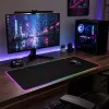 LEAN Klaviatūros ir pelės kilimėlis su LED apšvietimu 40x90cm