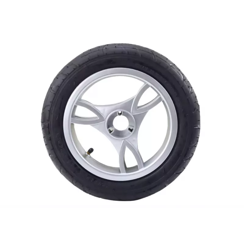 LEAN CARS Plastikinis ratas su gumine padanga (pripučiama) PRO600 Priekinis 6.00-6