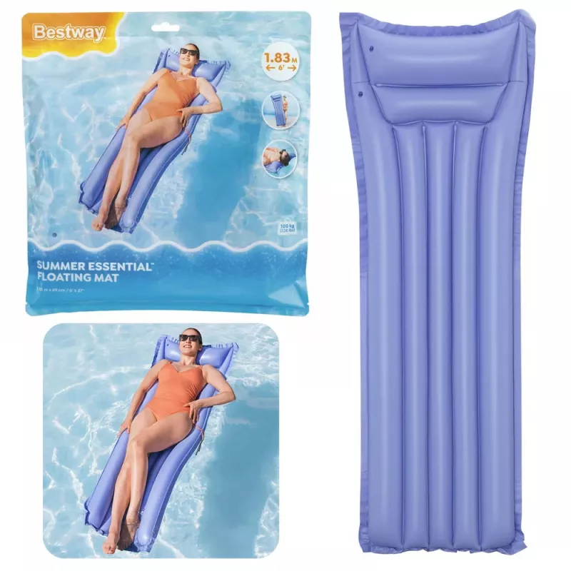 Bestway Inflatable Swimming Mattress Blue 44007