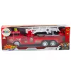 LEAN TOYS Gaisrinis automobilis raudonas su strėle, šviesomis ir garsais