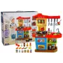 LEAN TOYS Virtuvė vaikams su garsais ir tikru čiaupu